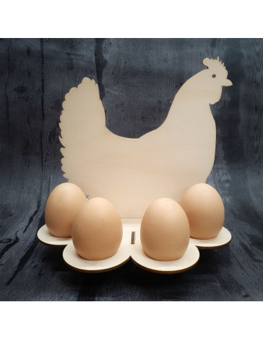 Coquetier Design En Bois D'Olivier Et Acier Inoxydable | Olivenholz