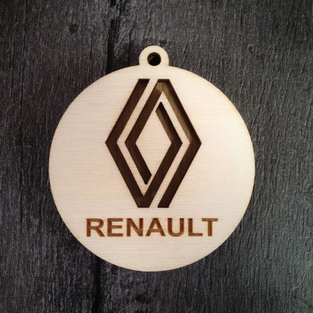 Porte clé en bois Renault